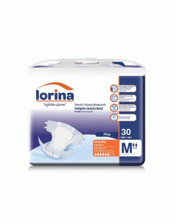 LORİNA BEL BANTLI HASTA BEZİ MEDİUM 30LU