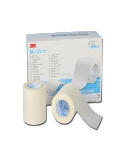 3M 1530-2 MİCROPORE HİPOALLERJENİK FLASTER 5,0CMX9,1M   1ADET