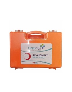 FİRST PLUS İŞ YERİ YENİ TURUNCU MİNİ MODEL İÇİ DOLU İLK YARDIM SETİ ÇANTA MODELİ