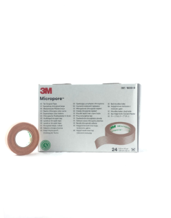 3M 1533-0 MİCROPORE HİPOALLERJENİK FLASTER 1,25CMX9,1M (24 ADET=1 KUTU)