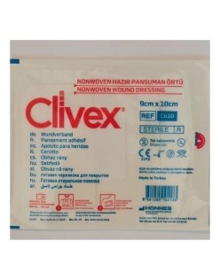 CLIVEX PAD STERİL NONWOVEN YARA ÖRTÜSÜ 9CMX10CM C610 CLiVEX