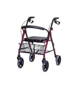 MEDWELT ARKALIKLI  TEKERLEKLİ YÜRÜTEÇ ROLLATÖR TM-H-8026