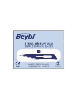 BEYBİ BİSTURİ UCU NO:11 100LÜK=1KUTU