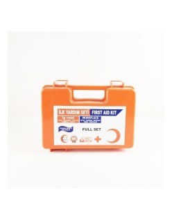 ERKENTMED İLK YARDIM SETİ DUVARA ASILABİLİR TURUNCU TAM SET
