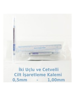 ERKENTMED CİLT İŞARETLEME KALEMİ İKİ UÇLU