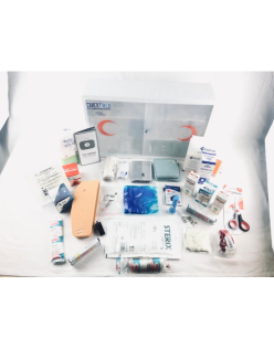 ERKENTMED PLASTİK ECZA DOLABI DUVAR TİPİ İÇİ DOLU (PLUS SET İÇERİK)