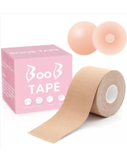 ERKENTMED BOOB TAPE GÖĞÜS DİKLEŞTİRİCİ VE ŞEKİLLENDİRİCİ BANT TEN