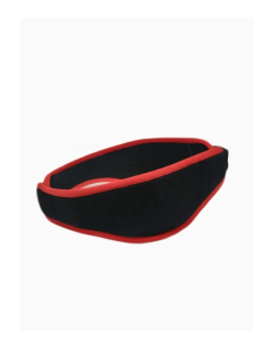 KEPÇE KULAK BANDI YETİŞKİN SİYAH RENK KIRMIZI ŞERİTLİ