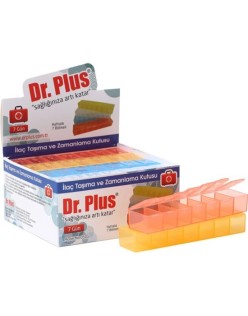 DR.PLUS HAFTALIK İLAÇ SAKLAMA KUTUSU 7 GÜNLÜK ÇEŞİTLİ RENKLER
