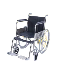 PULSEMED STANDART DERİ FRENSİZ TEKERLEKLİ SANDALYE JL809